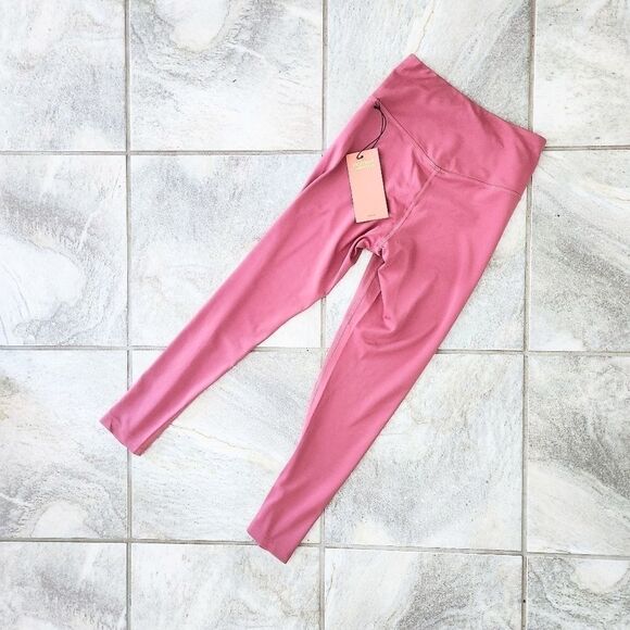 Girlfriend Collective Rose Pink NWT Leggings, Small - Picture 3 of 4